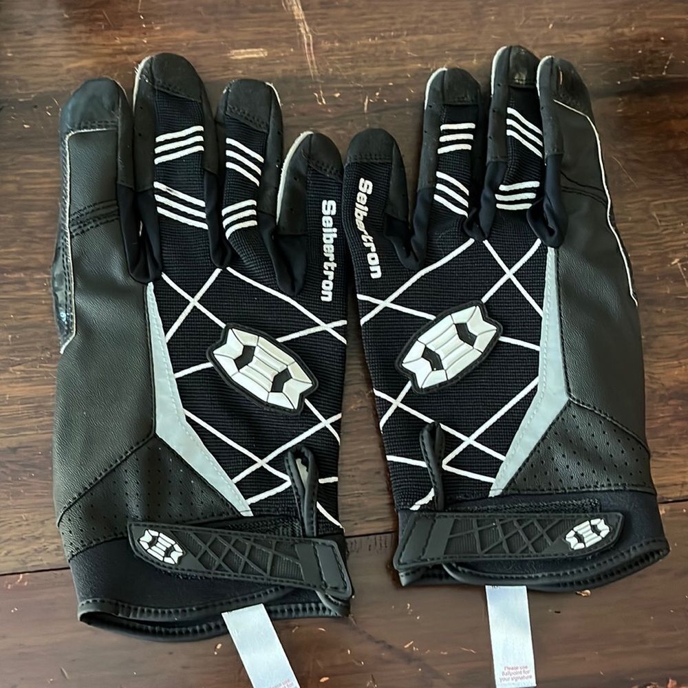 Selbertron 3.0 PRO football catching throwing mens gloves NWOT - XXL /2XL